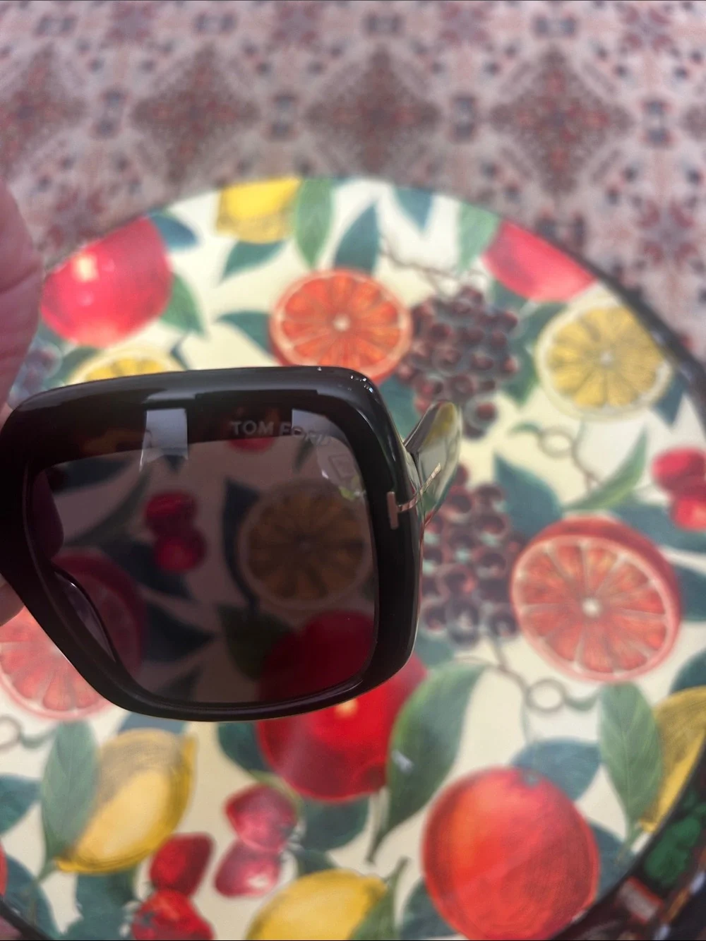 Tom Ford Black Oversized Square Women's Sunglasses NWT